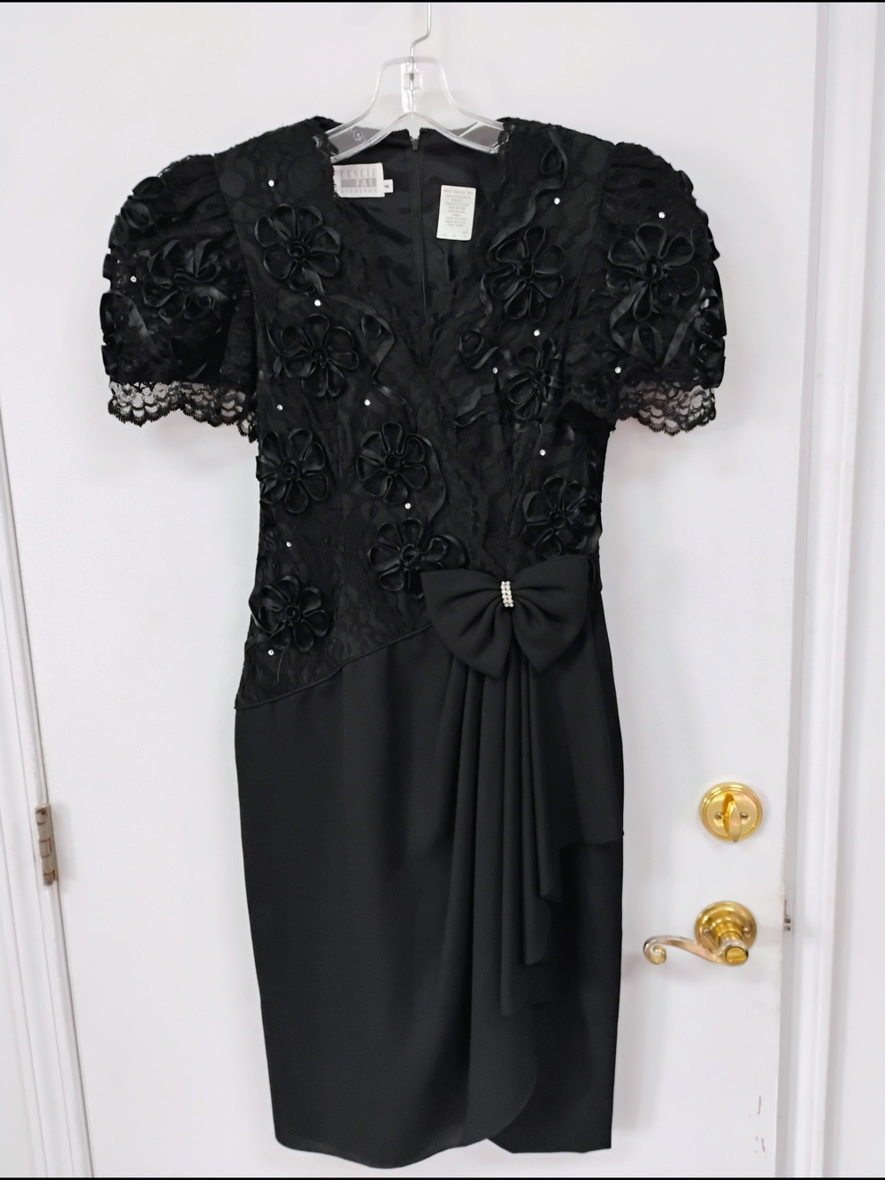 Vintage Leslie Fay Evenings Cocktail Dress Size 4